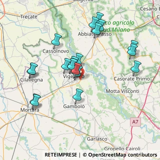 Mappa Via Cararola, 27029 Vigevano PV, Italia (7.647)