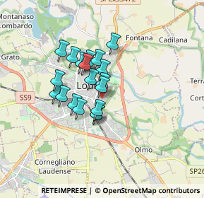 Mappa Via della Selvagreca, 26900 Lodi LO, Italia (1.20632)