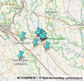 Mappa Via della Selvagreca, 26900 Lodi LO, Italia (3.05727)