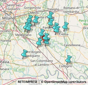 Mappa Via della Selvagreca, 26900 Lodi LO, Italia (11.96063)