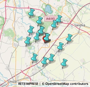 Mappa Piazza Ariotti, 13043 Cigliano VC, Italia (5.54222)