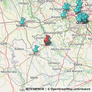Mappa Via Vincenzo Gioberti, 27029 Vigevano PV, Italia (25.03789)