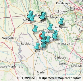 Mappa Via Camillo Benso Conte di Cavour, 27024 Cilavegna PV, Italia (11.1165)