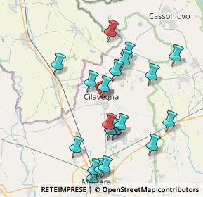 Mappa Via Camillo Benso Conte di Cavour, 27024 Cilavegna PV, Italia (4.0515)