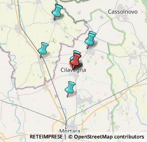 Mappa Via Camillo Benso Conte di Cavour, 27024 Cilavegna PV, Italia (2.25091)