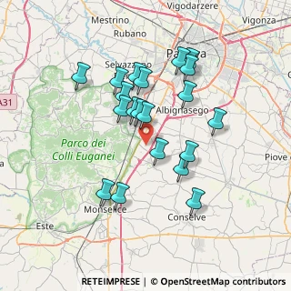 Mappa Via Saline, 35020 Carrara San Giorgio PD, Italia (6.432)