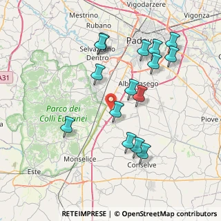 Mappa Via Saline, 35020 Carrara San Giorgio PD, Italia (7.72133)