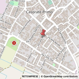 Mappa Via Mira Carlo, 30, 27022 Casorate Primo, Pavia (Lombardia)