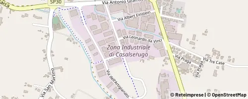 Mappa Casalserugo