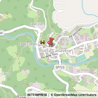 Mappa Via Umberto I,  21, 10070 Rocca Canavese, Torino (Piemonte)