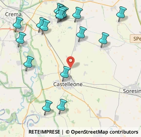 Mappa Via Gaiazza, 26012 Castelleone CR, Italia (5.14235)