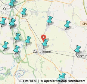 Mappa Via Gaiazza, 26012 Castelleone CR, Italia (6.3865)