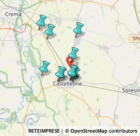 Mappa Via Gaiazza, 26012 Castelleone CR, Italia (2.41909)