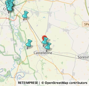 Mappa Via Gaiazza, 26012 Castelleone CR, Italia (6.65833)