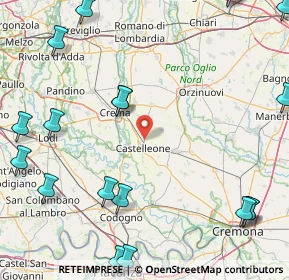 Mappa Via Gaiazza, 26012 Castelleone CR, Italia (25.71632)