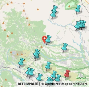 Mappa Piazza Dottor Domenico Osella, 10070 Rocca Canavese TO, Italia (5.7015)