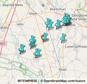 Mappa 25010 Isorella BS, Italia (7.223)