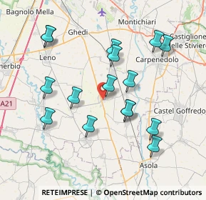 Mappa 25010 Isorella BS, Italia (7.50375)