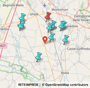 Mappa 25010 Isorella BS, Italia (6.7875)