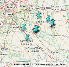 Mappa Piazzale della Stazione, 26900 Lodi LO, Italia (9.10727)