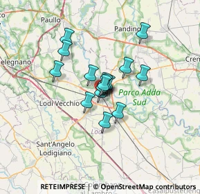 Mappa Piazzale della Stazione, 26900 Lodi LO, Italia (4.09188)