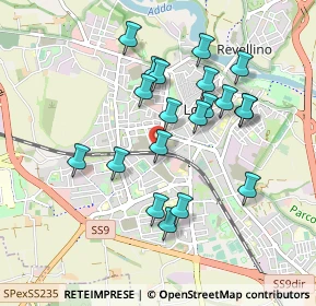 Mappa Piazzale della Stazione, 26900 Lodi LO, Italia (0.853)