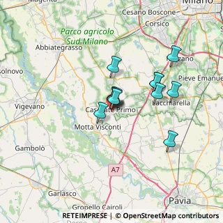 Mappa Via Alessandro Santagostino, 27022 Casorate Primo PV, Italia (5.0925)
