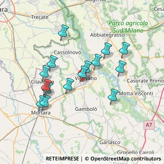 Mappa Via Don Giovanni Minzoni, 27029 Vigevano PV, Italia (6.93733)