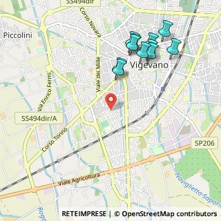 Mappa Via Don Giovanni Minzoni, 27029 Vigevano PV, Italia (1.13)