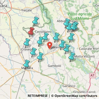 Mappa Via Orta, 27029 Vigevano PV, Italia (7.23529)