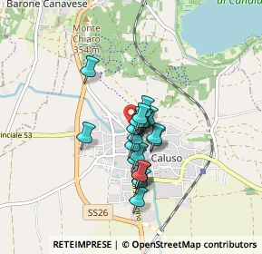 Mappa Via Micheletti, 10014 Caluso TO, Italia (0.5575)