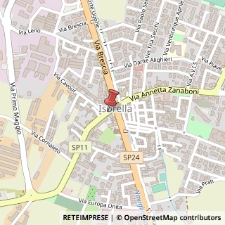 Mappa Via Giuseppe Garibaldi, 1, 25010 Isorella, Brescia (Lombardia)