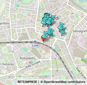 Mappa Viale Trento e Trieste, 26900 Lodi LO, Italia (0.3625)