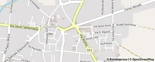 Mappa Cigliano