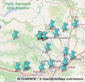 Mappa Via Umberto I', 10070 Rocca Canavese TO, Italia (17.645)