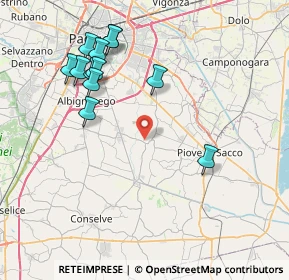 Mappa Via Galileo Galilei, 35020 Polverara PD, Italia (8.45917)