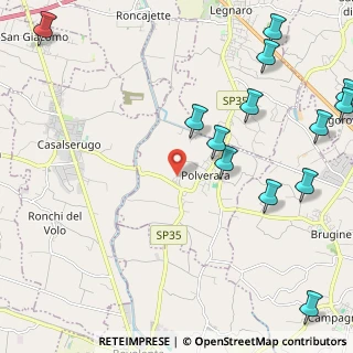 Mappa Via Galileo Galilei, 35020 Polverara PD, Italia (2.99385)