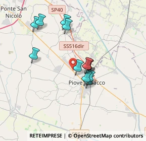 Mappa SS 516, 35028 Piove di sacco PD, Italia (2.98667)