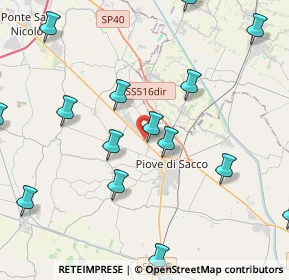 Mappa SS 516, 35028 Piove di sacco PD, Italia (6.065)