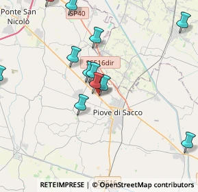 Mappa SS 516, 35028 Piove di sacco PD, Italia (4.90143)