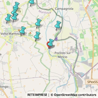 Mappa Via Volta - Pozzolo, 46049 Volta Mantovana MN, Italia (3.04182)