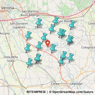 Mappa Via Marcolongo, 37050 Oppeano VR, Italia (6.96474)