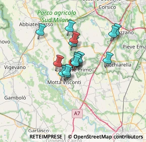 Mappa Via dall'Orto, 27022 Casorate Primo PV, Italia (4.60267)