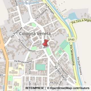 Mappa Via Antonio Papesso,  1, 37044 Cologna Veneta, Verona (Veneto)
