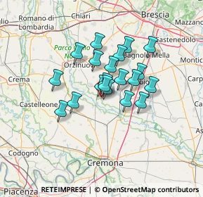 Mappa Via Collodi, 25027 Quinzano d'Oglio BS, Italia (9.473)