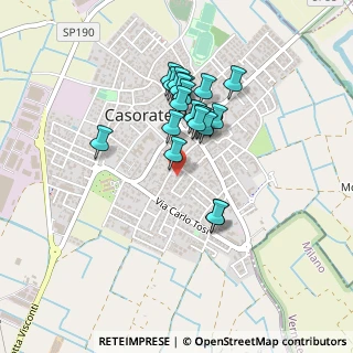 Mappa Via Mira Carlo, 27022 Casorate Primo PV, Italia (0.3545)