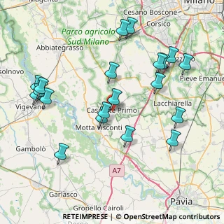 Mappa Via Mira Carlo, 27022 Casorate Primo PV, Italia (8.8485)