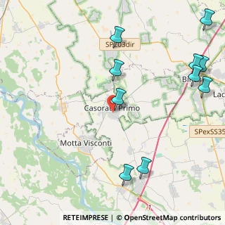 Mappa Via Mira Carlo, 27022 Casorate Primo PV, Italia (5.83818)