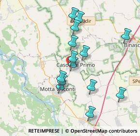 Mappa Via Michelangelo Buonarroti, 27022 Casorate Primo PV, Italia (3.46357)