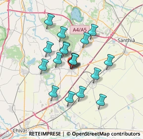 Mappa Corso Umberto, 13043 Cigliano VC, Italia (5.55667)